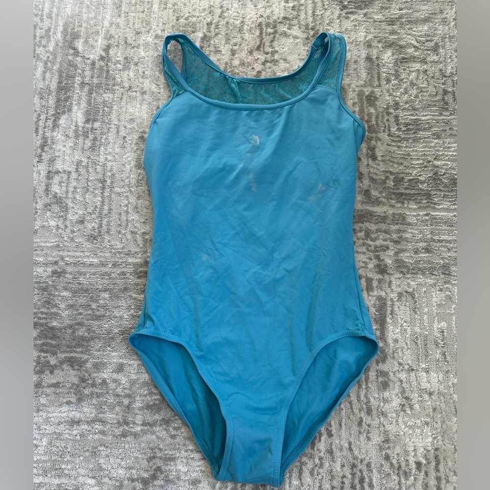 Blue Bloch small leotard